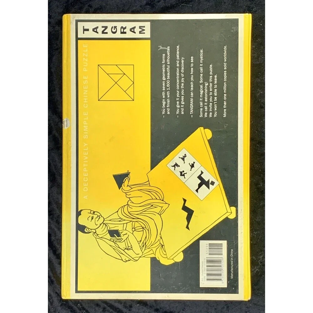 TANGRAM 1600 Ancient Chinese Puzzles w/ Book Barnes & Noble, Elffers & Schuyt